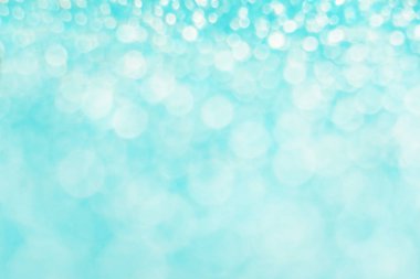 Parlak mavi bokeh arka plan                               