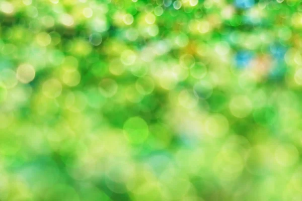 Светящийся Зеленый Боке Абстрактный Фон — стоковое фото