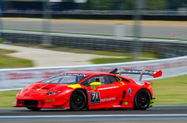Buriram - Tayland 24: Lamborghini Super Trofeo Asya ekranda Buriram süper yarış 2016 Chang uluslararası yarış pistlerinde 24 Temmuz 2016, Buriram, Tayland.