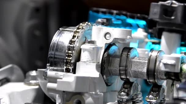 Система Двигуна Гібридному Автомобілі — стокове відео