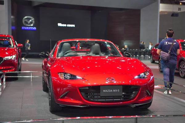 Nonthaburi Noviembre Mazda Coche Exhibición 35º Salón Internacional Del Automóvil —  Fotos de Stock