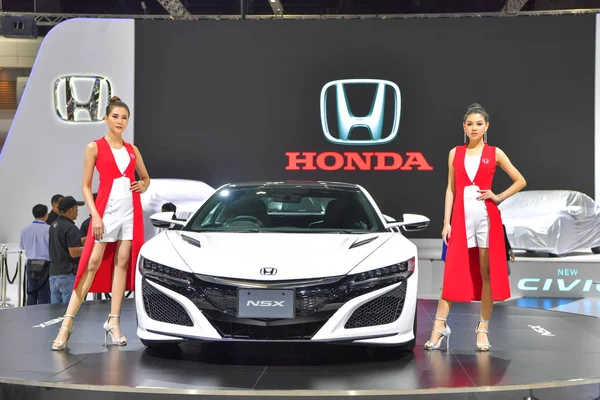 Nonthaburi Kasım Honda Nsx Araba Ekranda Tayland Uluslararası Motor Expo — Stok fotoğraf