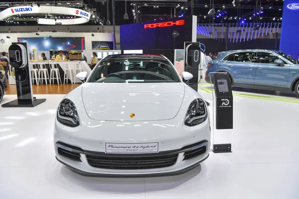 Nonthaburi Listopada Porsche Panamera Hybrid Samochodów Wystawie Tajlandia International Motor — Zdjęcie stockowe