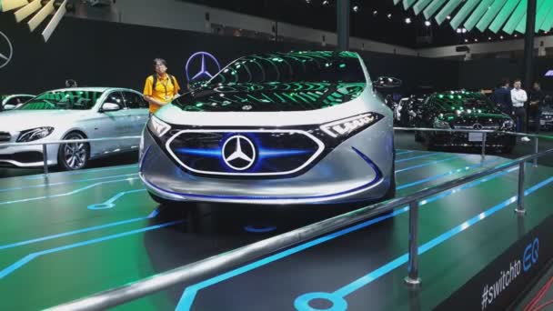 Nonthaburi Novembre Mercedes Benz Concept Eqa Mostra 35Th Thailand International — Video Stock