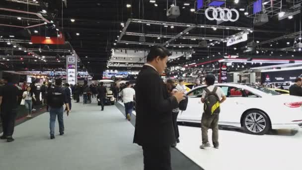 Nonthaburi Noviembre Cliente Identificado Exhibición 35ª Exposición Internacional Del Motor — Vídeos de Stock