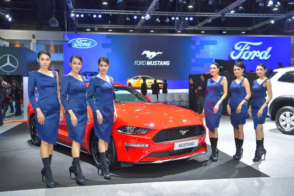 Nonthaburi November Ford Mustang Bil Displayen Thailand International Motor Expo — Stockfoto