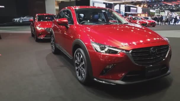 Nonthaburi Novembro Mazda Carro Exposição 35Th Tailândia International Motor Expo — Vídeo de Stock