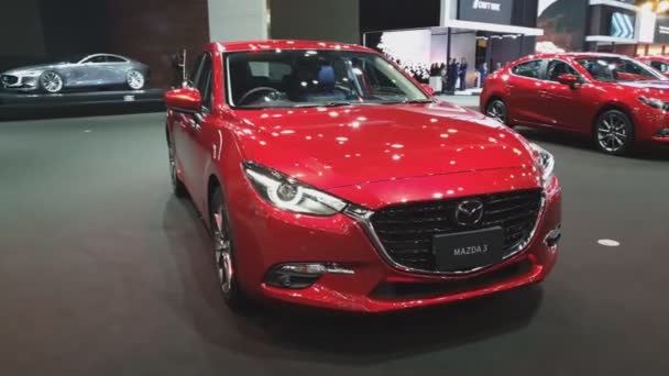 Nonthaburi November Mazda Car Display 35Th Thailand International Motor Expo — Stock Video