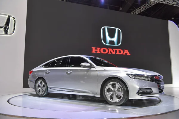 Nonthaburi Noviembre Honda Accord Hybrid Exhibe 35ª Exposición Internacional Automóviles — Foto de Stock