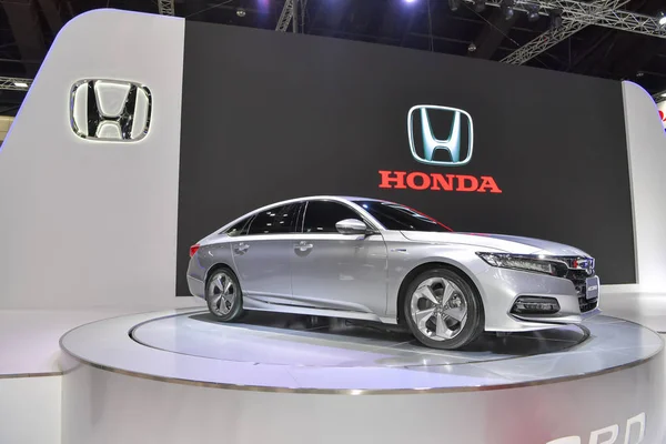 Nonthaburi Noviembre Honda Accord Hybrid Exhibe 35ª Exposición Internacional Automóviles —  Fotos de Stock
