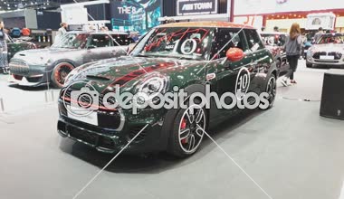 Nonthaburi - 28 Kasım: Mini John Cooper Works araba ekranda 35 Tayland Uluslararası Motor Expo üzerinde 28 Kasım 2018 Nonthaburi, Tayland.