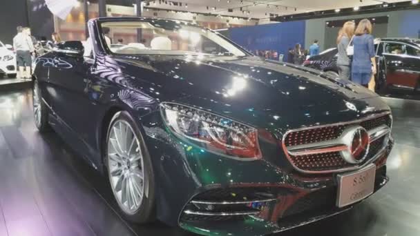 Nonthaburi Mars Mercedes Benz Cabriolet Exposée 40E Salon International Bangkok — Video