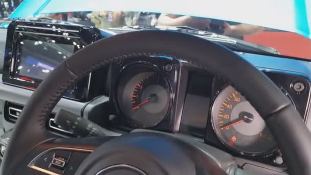 Nonthaburi Mars Suzuki Jimny Bil Displayen Bangkok International Thailand Motor — Stockvideo