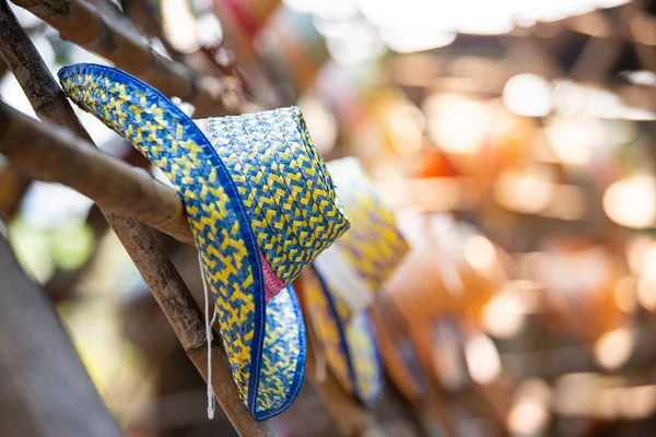 Sombreros de paja domésticos . —  Fotos de Stock