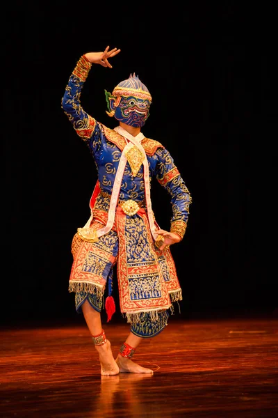 Ramayana Ramakien Khon Est Une Danse Traditionnelle Thaïlandaise Des Arts — Photo