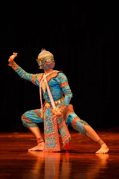 Ramayana Ramakien Oder Khon Ist Der Traditionelle Thailändische Tanz Der — Stockfoto