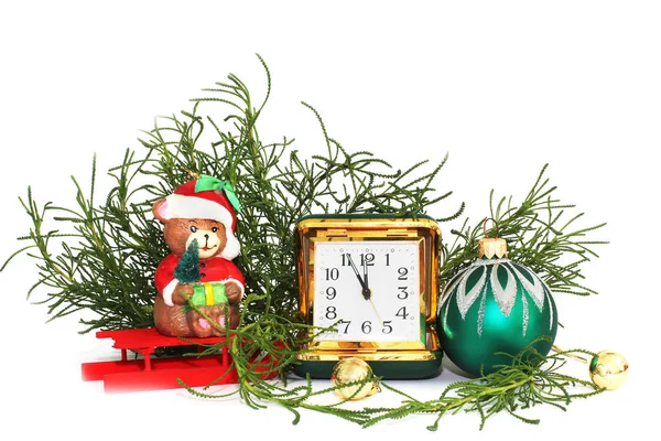 Weihnachten Frohes Neues Jahr Weihnachtskomposition — Stockfoto