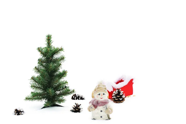 Christmas Happy New Year Christmas Composition — Stock Photo, Image