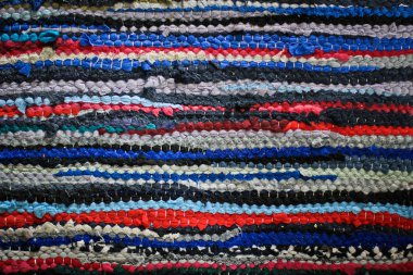 Renkli halı. Çiçek kumaş. Kumaş arka plan