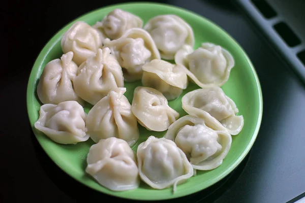 Dumplings Plate Dumplings — Stock Photo, Image