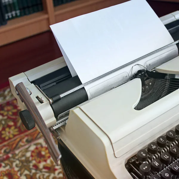 Typewriter Antique Table — Stock Photo, Image