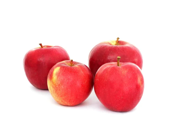 Jabłka Białym Tle — Zdjęcie stockowe