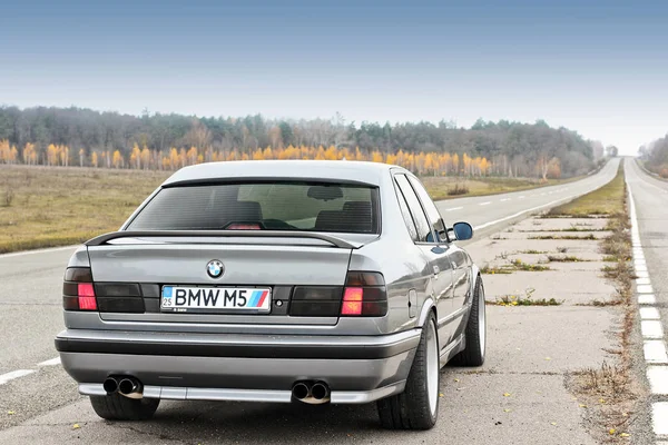 Chernigov Ukraine November 2017 Bmw E34 Road — Stock Photo, Image