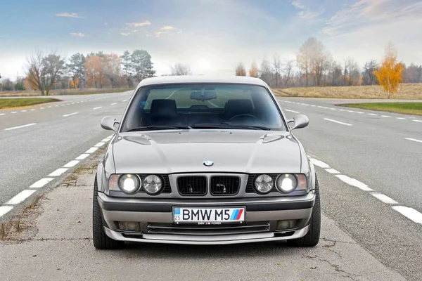 Chernigov Ukraine November 2017 Bmw E34 Road — Stock Photo, Image