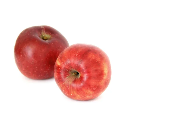 Jabłka Białym Tle — Zdjęcie stockowe