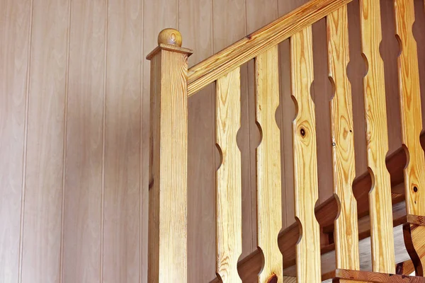 Części Drewniane Schody — Zdjęcie stockowe