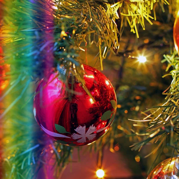 Brinquedos Natal Árvore Natal — Fotografia de Stock