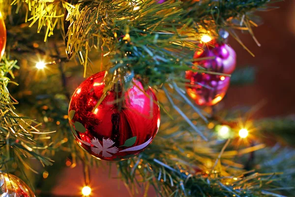 Jouets Noël Sur Arbre Noël Images De Stock Libres De Droits