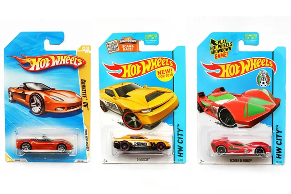 Odessa Ucrania Noviembre 2017 Hot Wheels Juguetes Infantiles Máquinas Juguetes — Foto de Stock