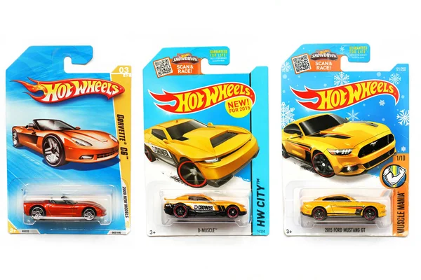 Odessa Ucrania Noviembre 2017 Hot Wheels Juguetes Infantiles Máquinas Juguetes — Foto de Stock