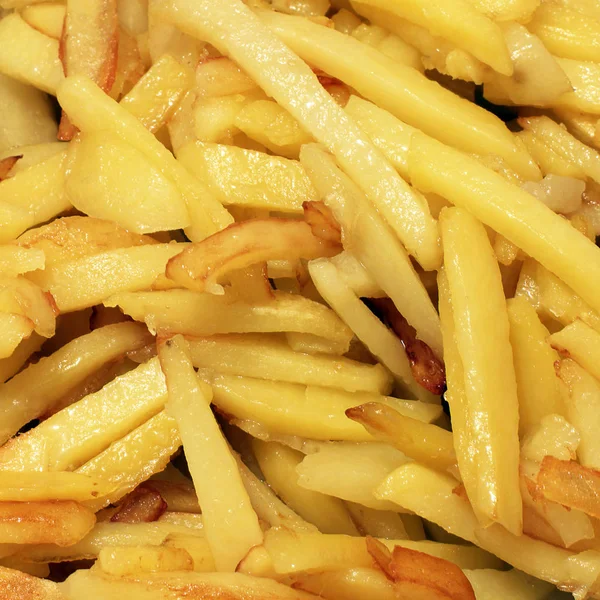Fried Potatoes Close — Stock Photo, Image