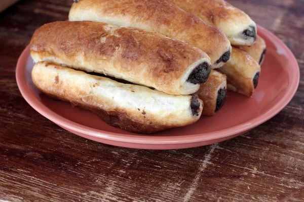 Broodjes Met Maanzaad — Stockfoto