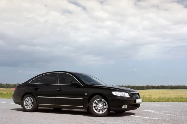 Kiev Ucrania Agosto 2018 Hyundai Grandeur Camino — Foto de Stock