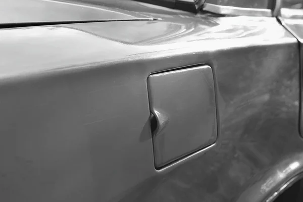 Araba Parçası Siyah Beyaz Fotoğraf — Stok fotoğraf