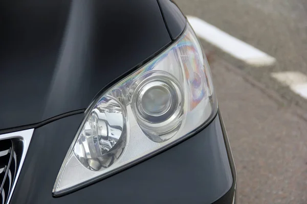 Car Headlights Luxury Headlights — Stock Photo, Image