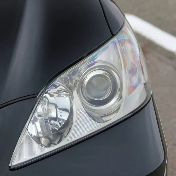 Car Headlights Luxury Headlights — Stock Photo, Image