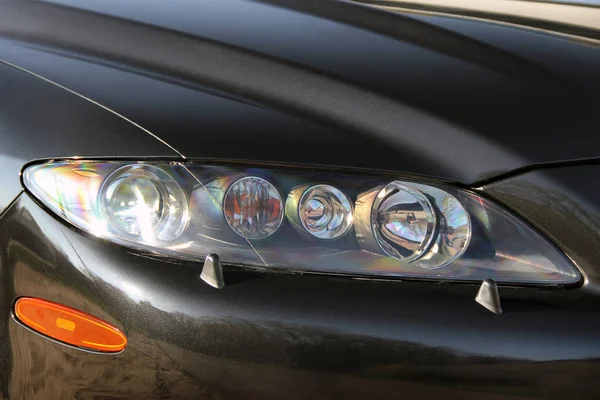 Car Headlights Luxury Headlights Car — Stock Photo, Image