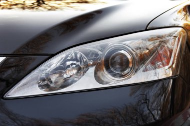 Araba farlar. Lüks farlar. Araba