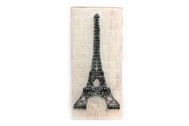 Sanat dize. El yapımı kurulu. Paris. Eyfel Kulesi
