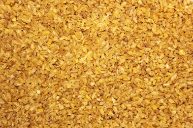 Yulaf lapası Bulgur. Gıda arka plan