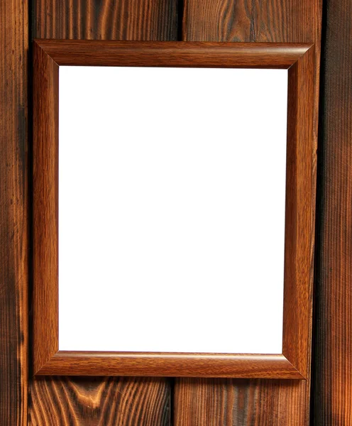 Frame op houten achtergrond. Met de plek voor uw tekst. — Stockfoto