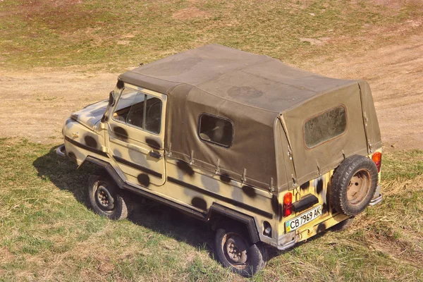 Kiev, Ukraine - April 11, 2019: Old Car Luaz. Military style car — Stock Photo, Image