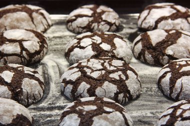 Fırın ürünleri. Mutfakta kurabiye