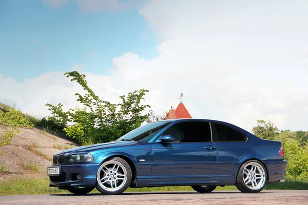 Tjernihiv, Ukraina-24 maj 2019: BMW E46 sportbil i CIT — Stockfoto