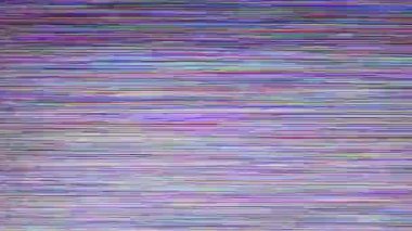 Ekran sesi. Yatay çizgiler. Sesler