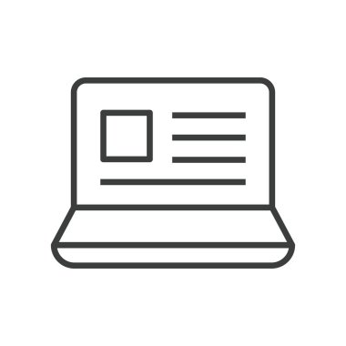 Online eğitim simgesi dizüstü e-Learning e-kitap veya sesli kitap 